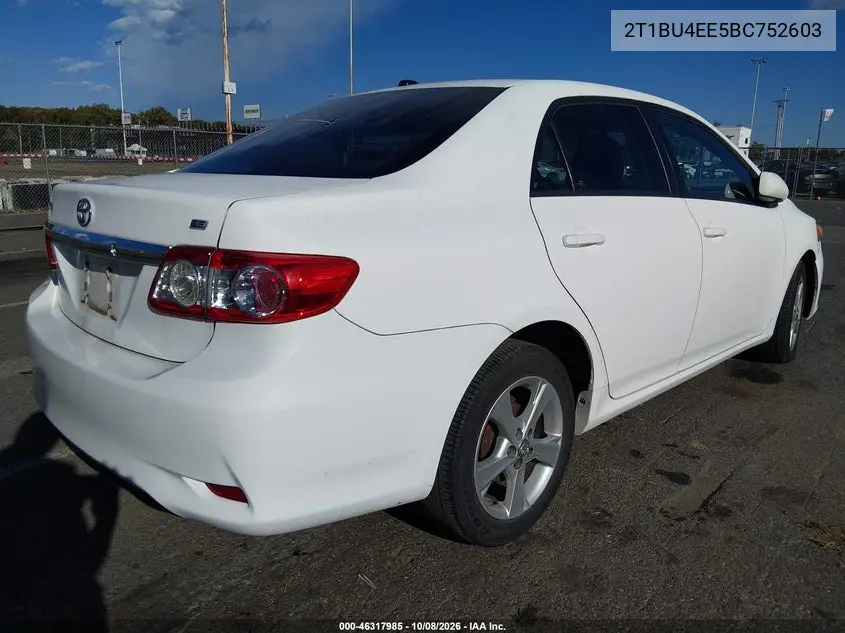 2011 TOYOTA COROLLA VIN 2T1BU4EE5BC752603 — фото 4