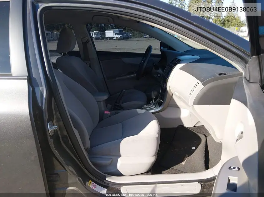 2011 TOYOTA COROLLA VIN JTDBU4EE0B9138063 — фото 5