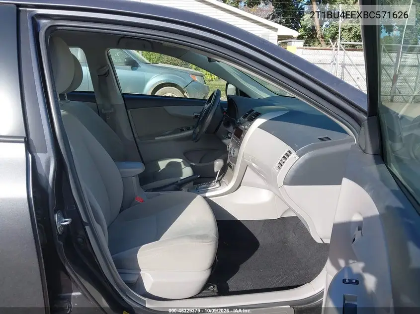 2011 TOYOTA COROLLA VIN 2T1BU4EEXBC571626 — фото 5