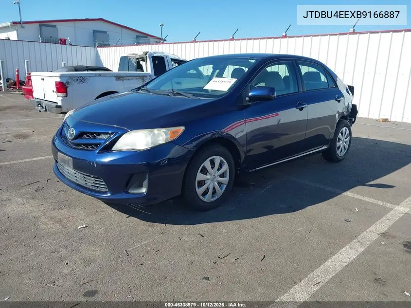 2011 TOYOTA COROLLA VIN JTDBU4EEXB9166887 — фото 2