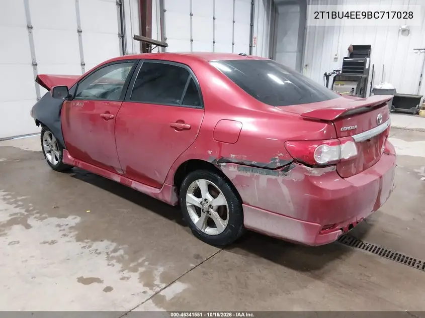 2011 TOYOTA COROLLA VIN 2T1BU4EE9BC717028 — фото 3