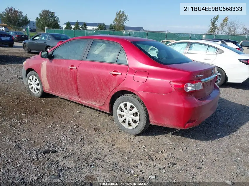 2011 TOYOTA COROLLA VIN 2T1BU4EE9BC668333 — фото 3