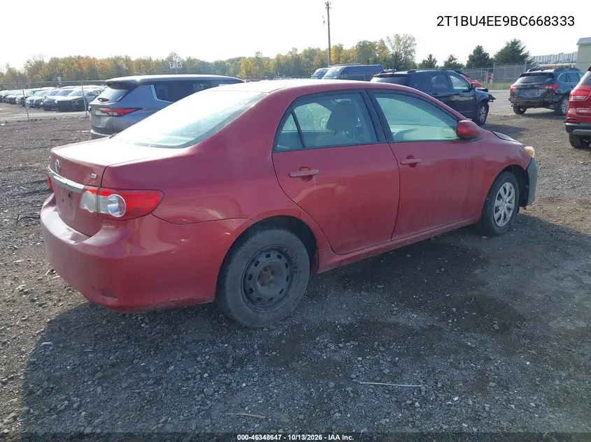 2011 TOYOTA COROLLA VIN 2T1BU4EE9BC668333 — фото 4