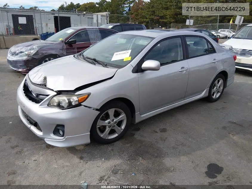 2011 TOYOTA COROLLA VIN 2T1BU4EE4BC644229 — фото 2