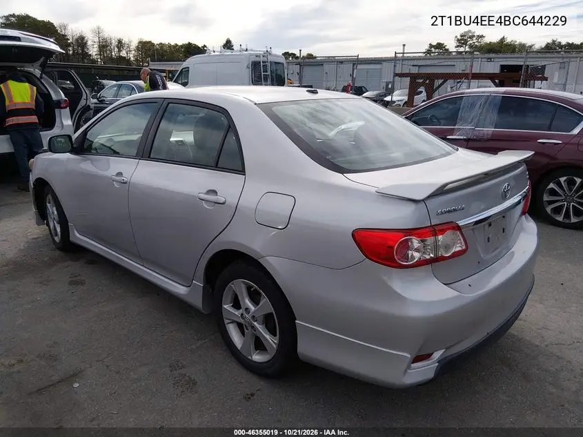 2011 TOYOTA COROLLA VIN 2T1BU4EE4BC644229 — фото 3