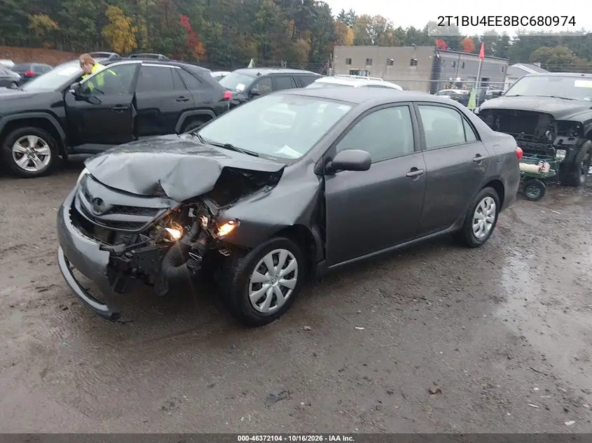2011 TOYOTA COROLLA VIN 2T1BU4EE8BC680974 — фото 2