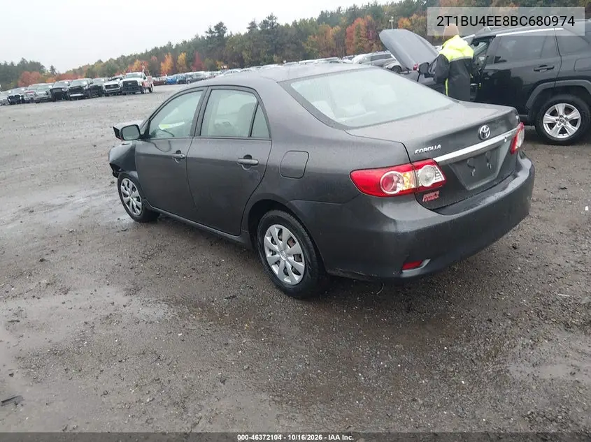 2011 TOYOTA COROLLA VIN 2T1BU4EE8BC680974 — фото 3