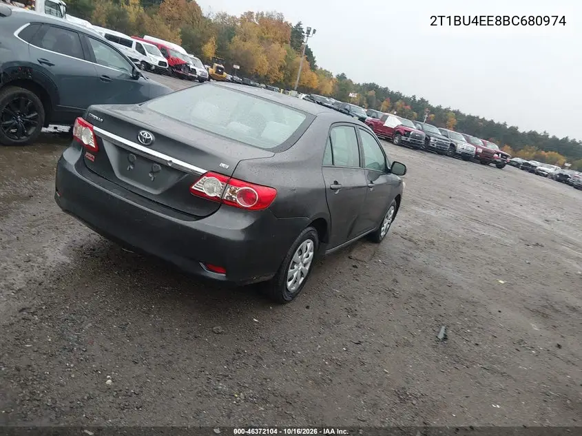 2011 TOYOTA COROLLA VIN 2T1BU4EE8BC680974 — фото 4