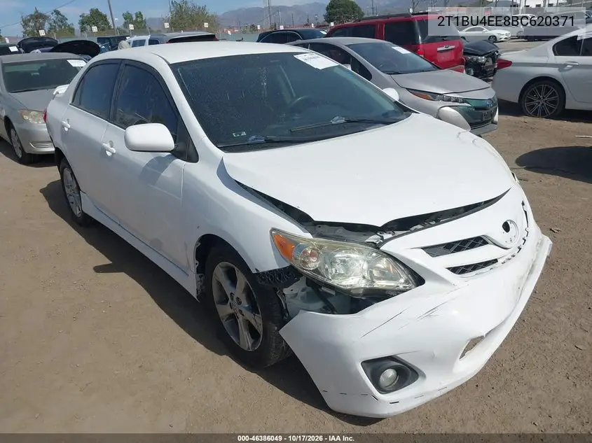 TOYOTA COROLLA 2011, VIN 2T1BU4EE8BC620371