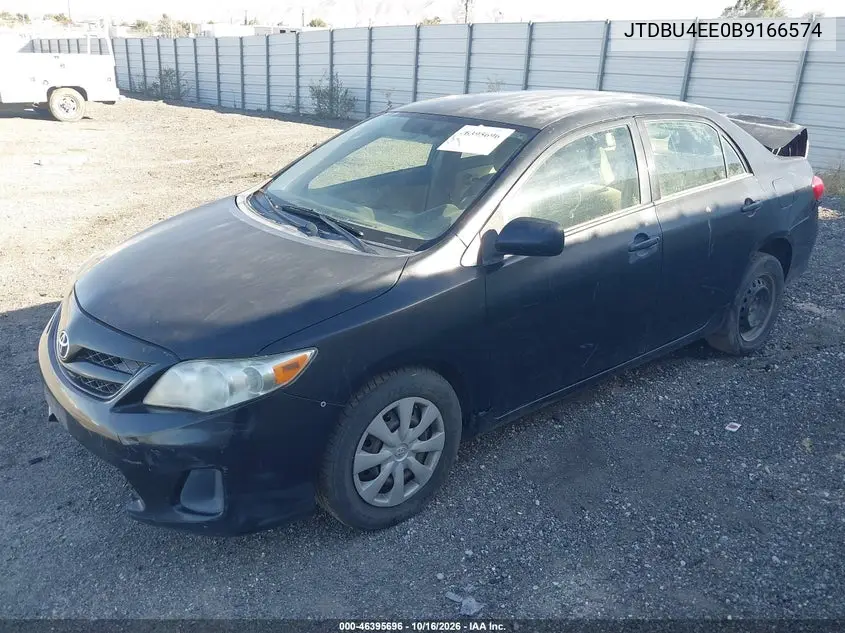 2011 TOYOTA COROLLA VIN JTDBU4EE0B9166574 — фото 2
