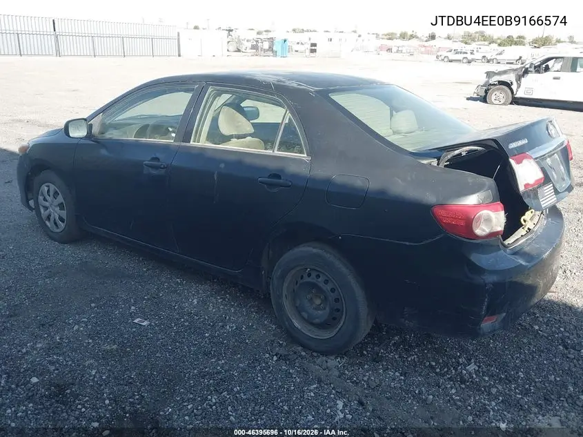 2011 TOYOTA COROLLA VIN JTDBU4EE0B9166574 — фото 3