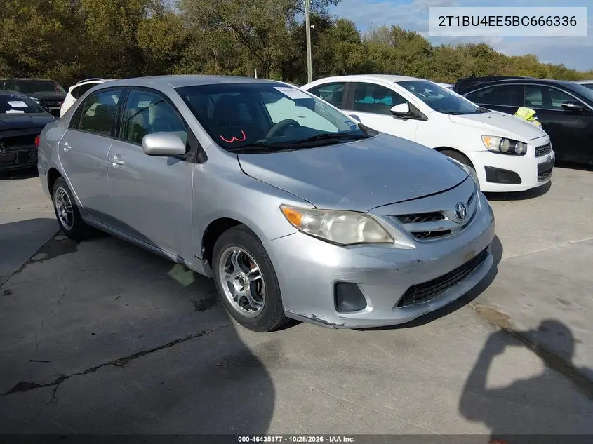 TOYOTA COROLLA 2011, VIN 2T1BU4EE5BC666336