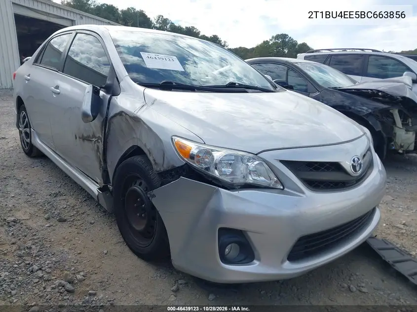 TOYOTA COROLLA 2011, VIN 2T1BU4EE5BC663856