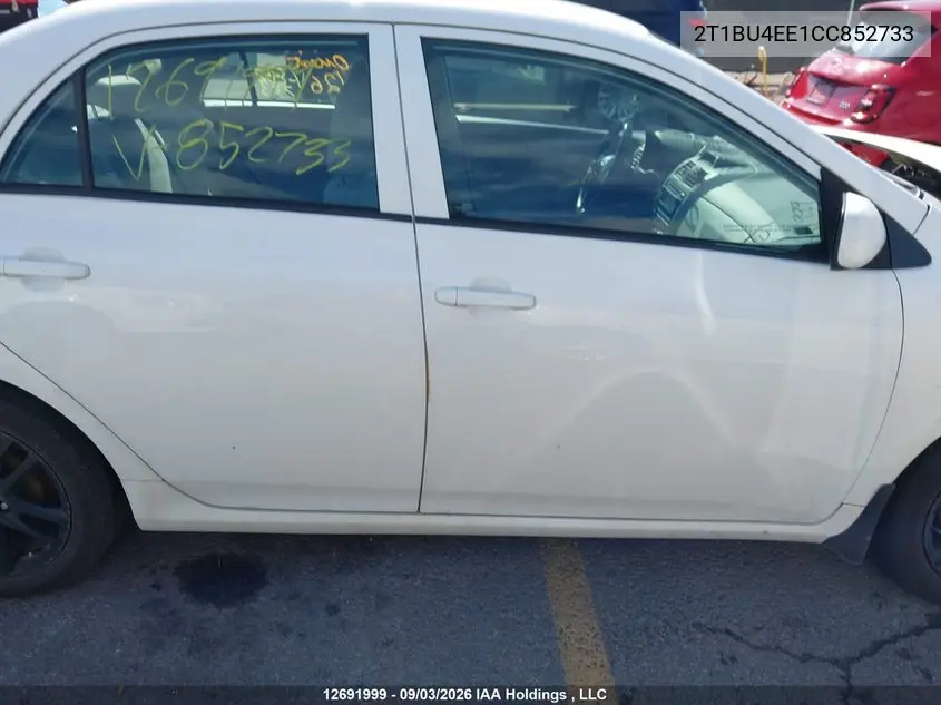 2012 TOYOTA COROLLA VIN 2T1BU4EE1CC852733 — фото 14