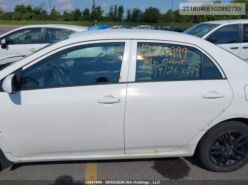 2012 TOYOTA COROLLA VIN 2T1BU4EE1CC852733 — фото 15