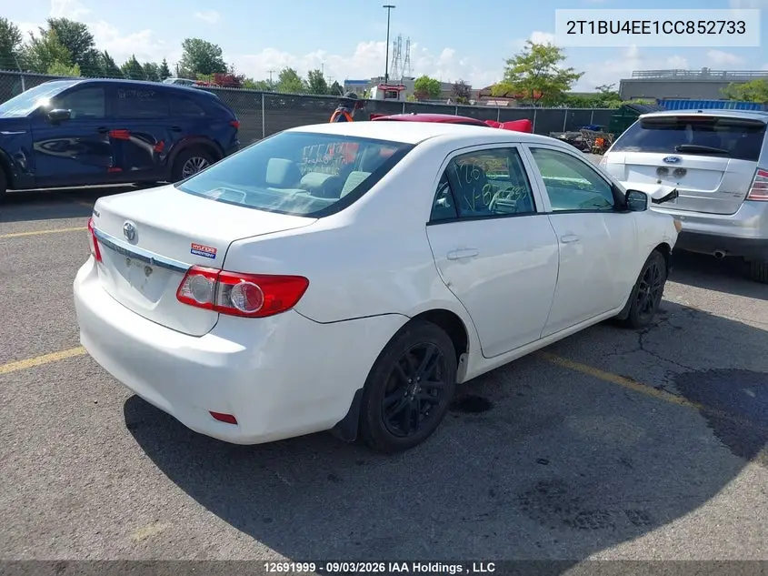2012 TOYOTA COROLLA VIN 2T1BU4EE1CC852733 — фото 4