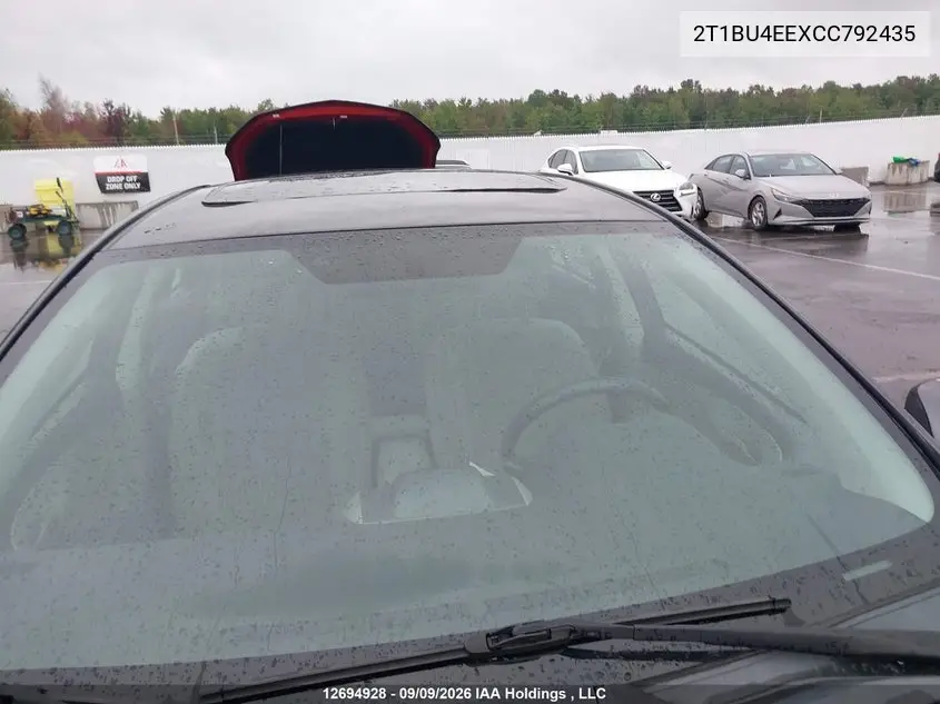 2012 TOYOTA COROLLA VIN 2T1BU4EEXCC792435 — фото 16