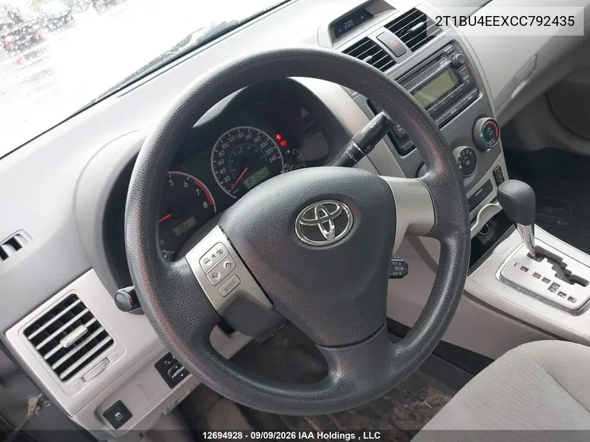 2012 TOYOTA COROLLA VIN 2T1BU4EEXCC792435 — фото 18