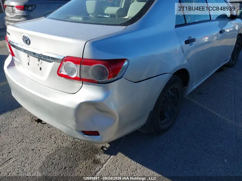 2012 TOYOTA COROLLA VIN 2T1BU4EE1CC848939 — фото 20