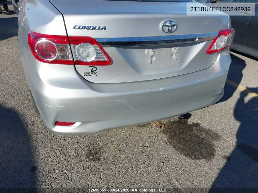 2012 TOYOTA COROLLA VIN 2T1BU4EE1CC848939 — фото 21