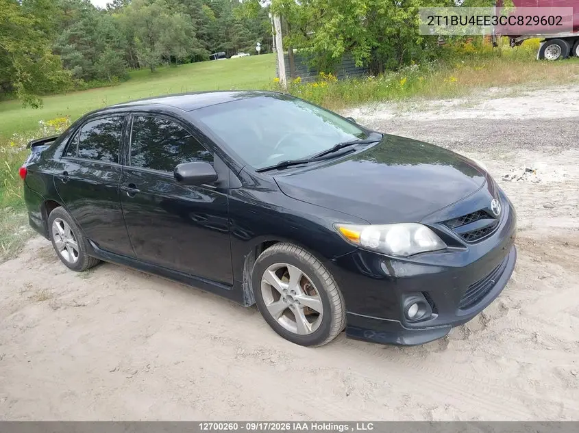 2012 TOYOTA COROLLA VIN 2T1BU4EE3CC829602 — фото 13