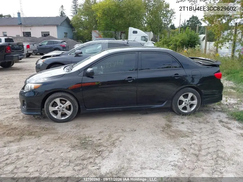 2012 TOYOTA COROLLA VIN 2T1BU4EE3CC829602 — фото 14