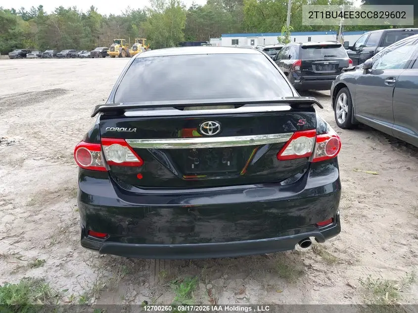 2012 TOYOTA COROLLA VIN 2T1BU4EE3CC829602 — фото 16
