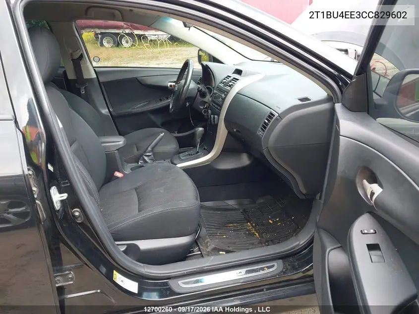 2012 TOYOTA COROLLA VIN 2T1BU4EE3CC829602 — фото 5
