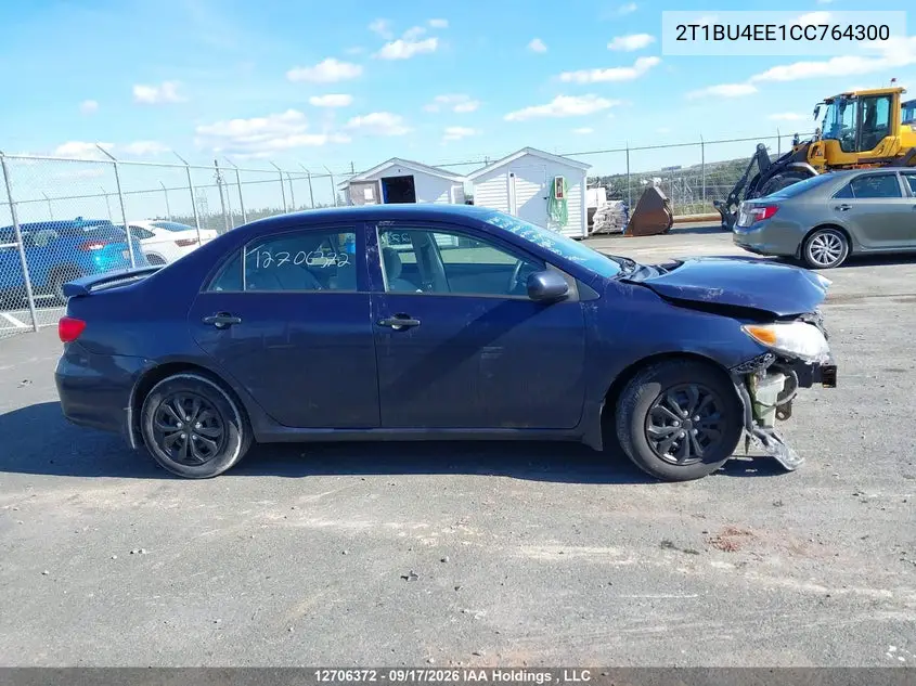 2012 TOYOTA COROLLA VIN 2T1BU4EE1CC764300 — фото 14