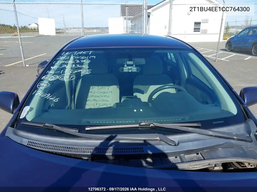 2012 TOYOTA COROLLA VIN 2T1BU4EE1CC764300 — фото 18