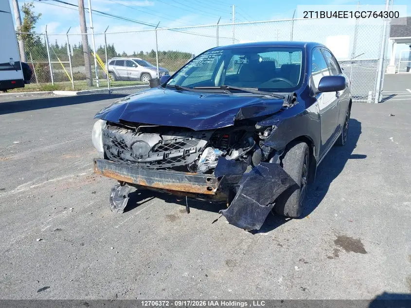 2012 TOYOTA COROLLA VIN 2T1BU4EE1CC764300 — фото 6