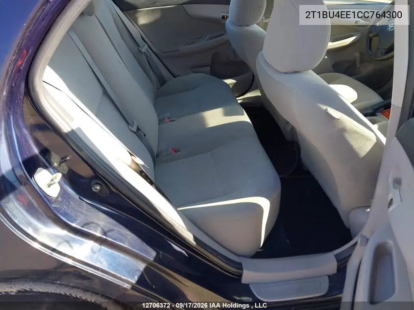 2012 TOYOTA COROLLA VIN 2T1BU4EE1CC764300 — фото 8