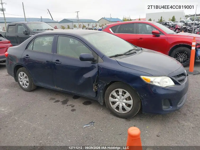 2012 TOYOTA COROLLA VIN 2T1BU4EE4CC819001 — фото 13