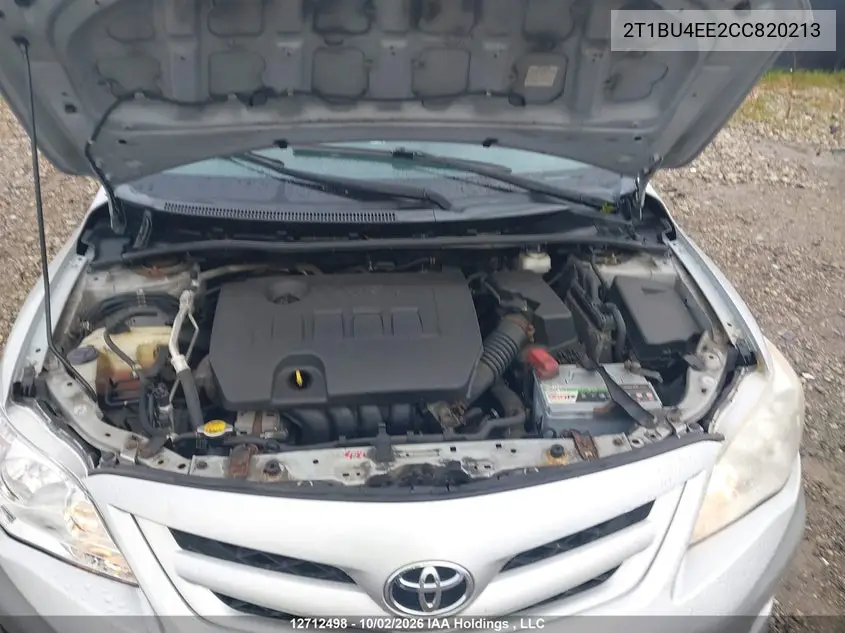 2012 TOYOTA COROLLA VIN 2T1BU4EE2CC820213 — фото 10