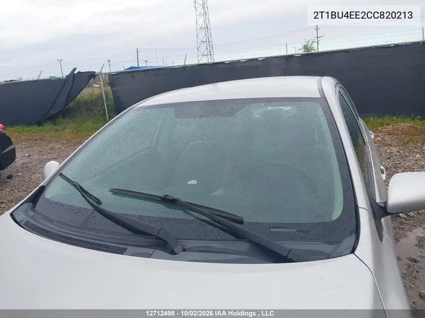 2012 TOYOTA COROLLA VIN 2T1BU4EE2CC820213 — фото 18