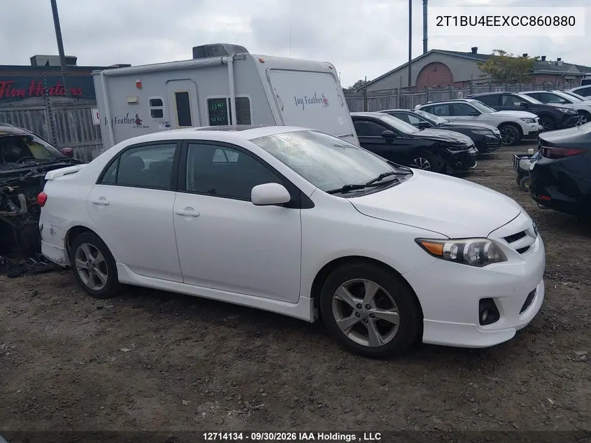 2012 TOYOTA COROLLA VIN 2T1BU4EEXCC860880 — фото 13