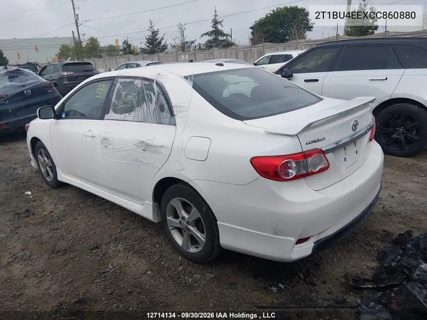 2012 TOYOTA COROLLA VIN 2T1BU4EEXCC860880 — фото 14