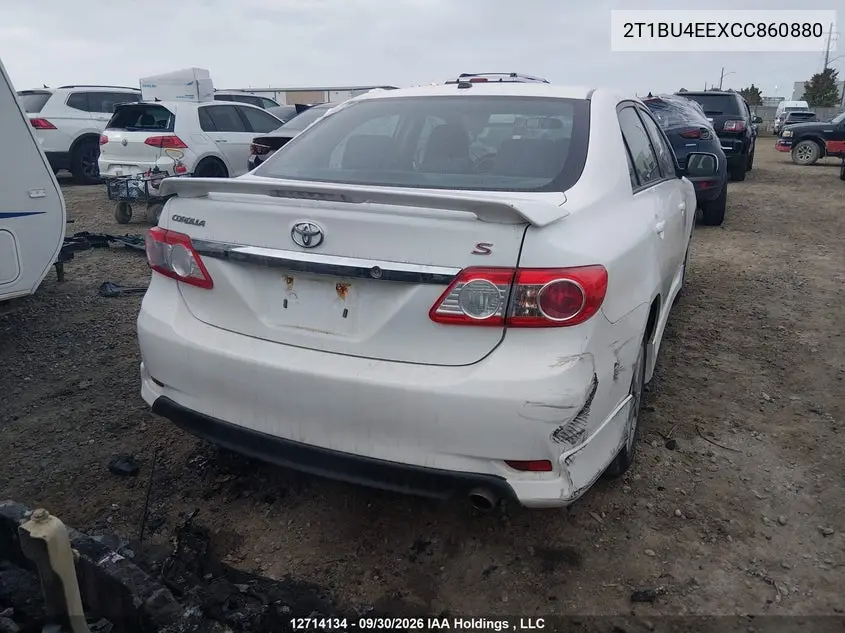 2012 TOYOTA COROLLA VIN 2T1BU4EEXCC860880 — фото 16