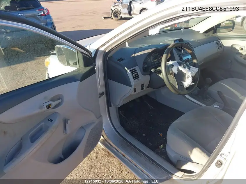 2012 TOYOTA COROLLA VIN 2T1BU4EE8CC851093 — фото 17