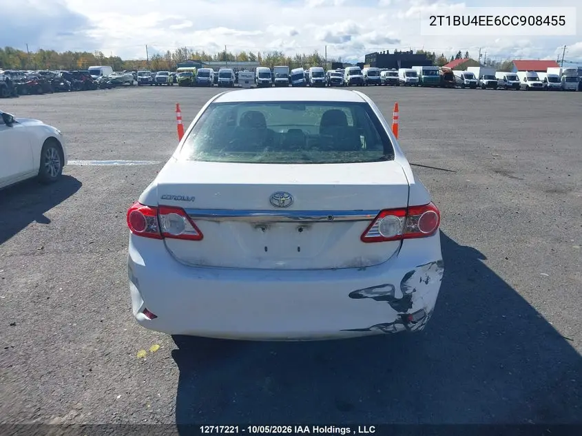 2012 TOYOTA COROLLA VIN 2T1BU4EE6CC908455 — фото 16