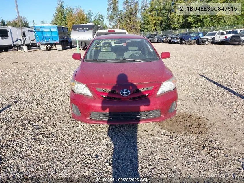 2012 TOYOTA COROLLA VIN 2T1BU4EE3CC847615 — фото 12