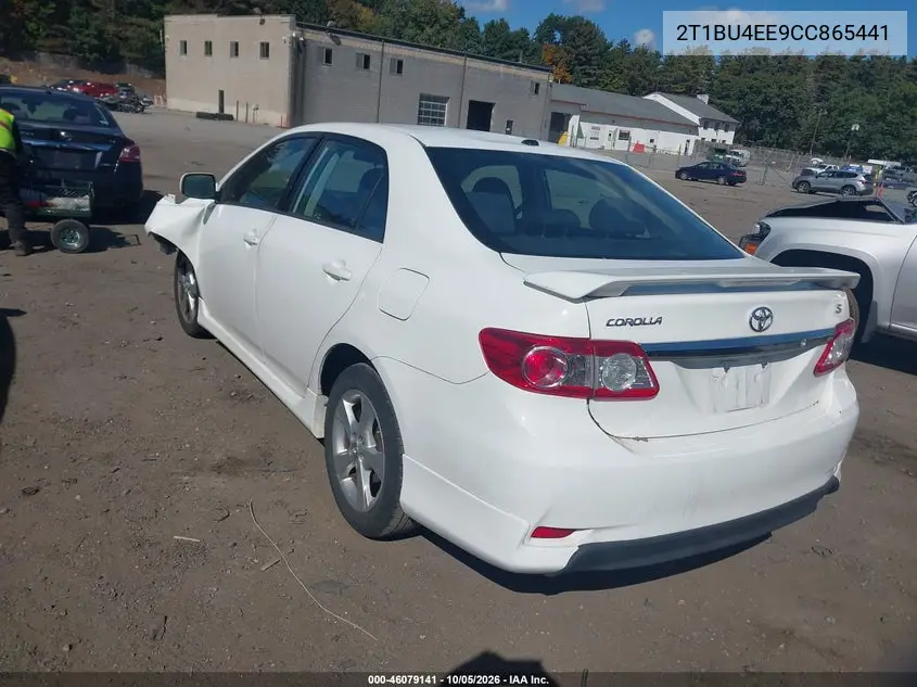2012 TOYOTA COROLLA VIN 2T1BU4EE9CC865441 — фото 3