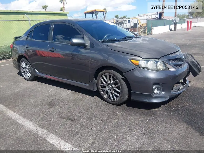 TOYOTA COROLLA 2012, VIN 5YFBU4EE1CP053146