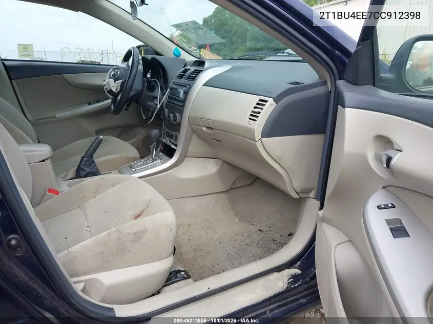 2012 TOYOTA COROLLA VIN 2T1BU4EE7CC912398 — фото 5