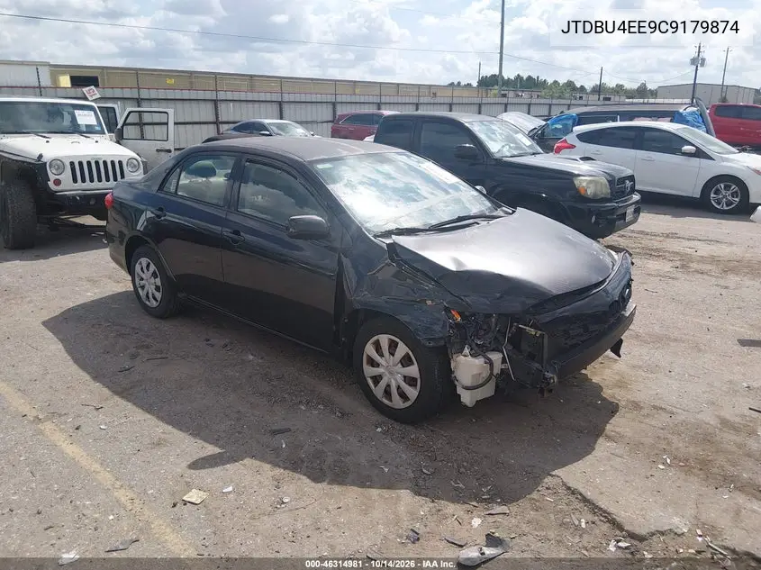 TOYOTA COROLLA 2012, VIN JTDBU4EE9C9179874