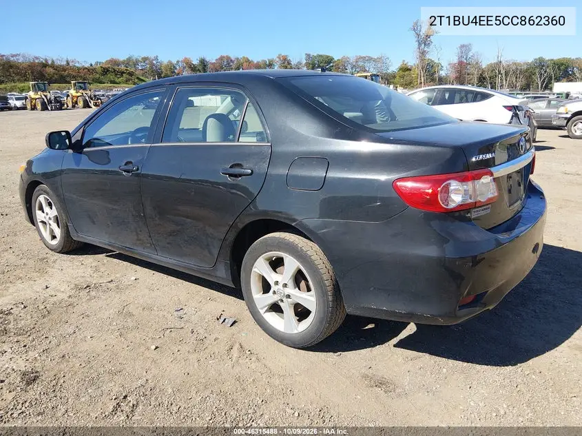 2012 TOYOTA COROLLA VIN 2T1BU4EE5CC862360 — фото 3