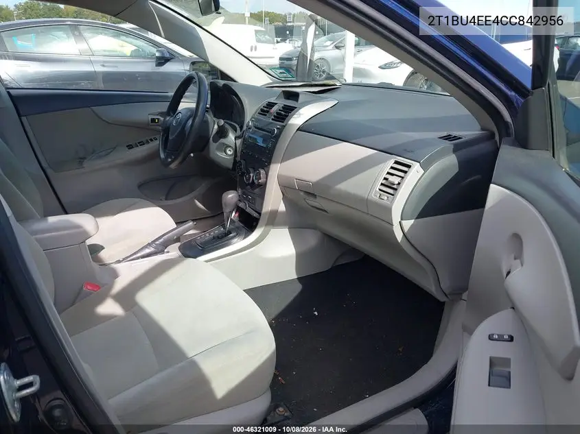 2012 TOYOTA COROLLA VIN 2T1BU4EE4CC842956 — фото 5