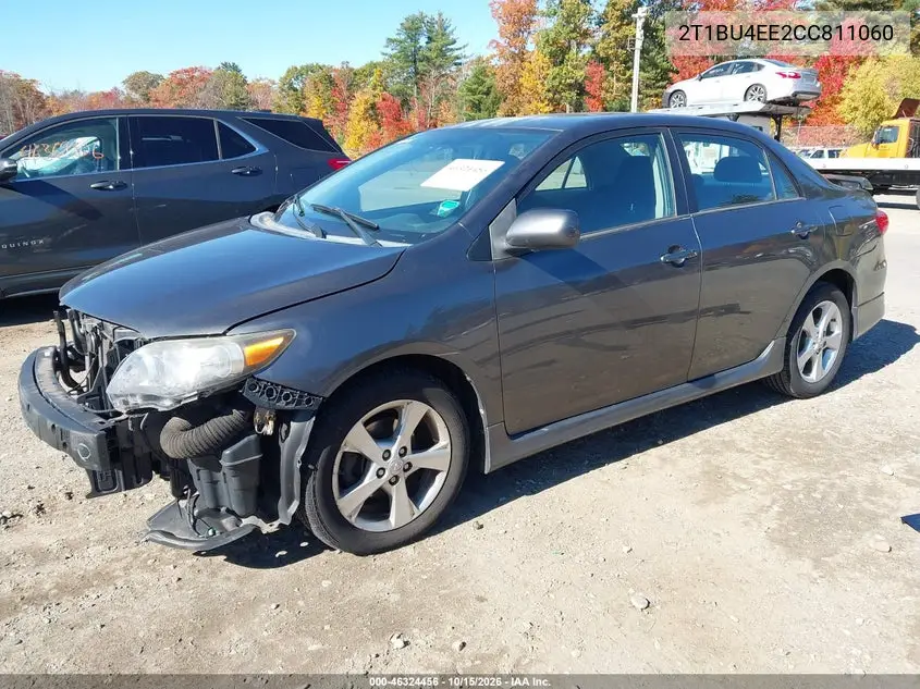 2012 TOYOTA COROLLA VIN 2T1BU4EE2CC811060 — фото 2