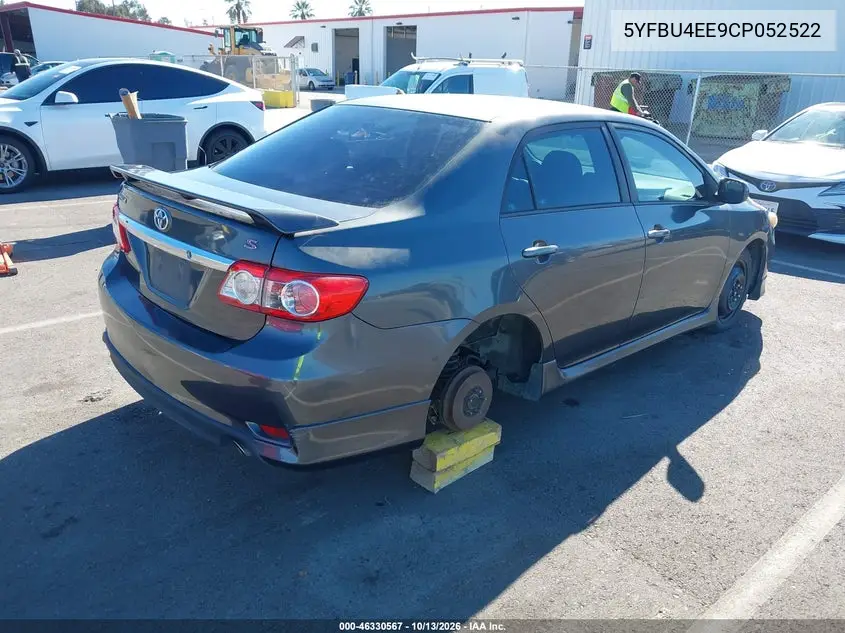 2012 TOYOTA COROLLA VIN 5YFBU4EE9CP052522 — фото 4