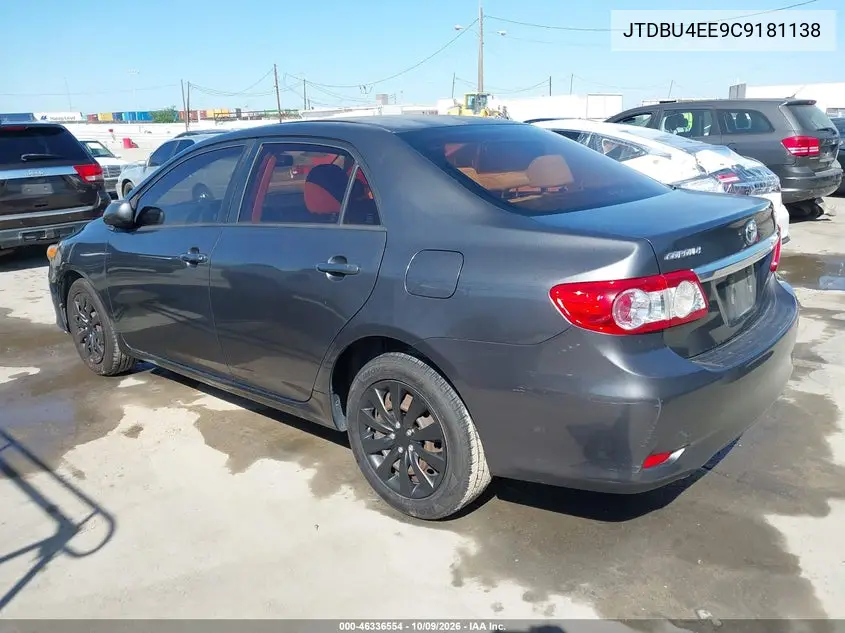 2012 TOYOTA COROLLA VIN JTDBU4EE9C9181138 — фото 3